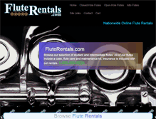 Tablet Screenshot of fluterentals.com